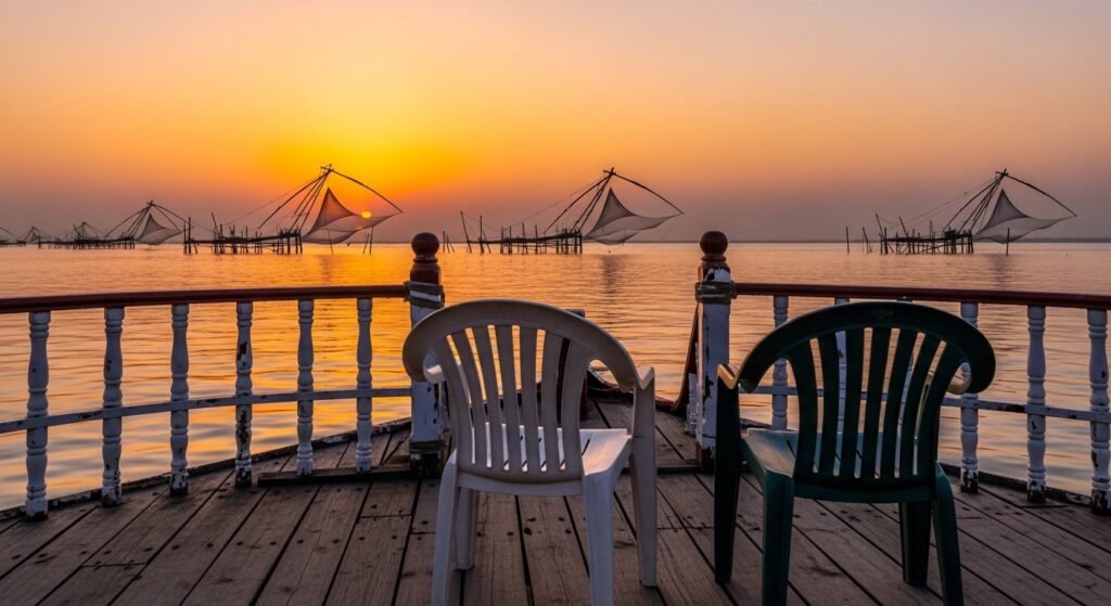 A place to stay overlooking the Alleppey backwaters