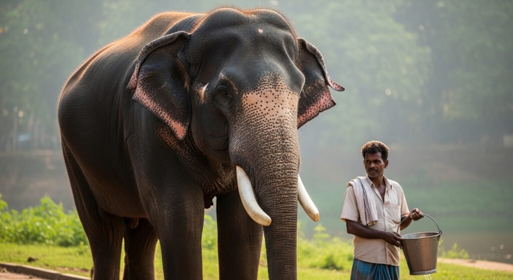 Elephant in Alleppey