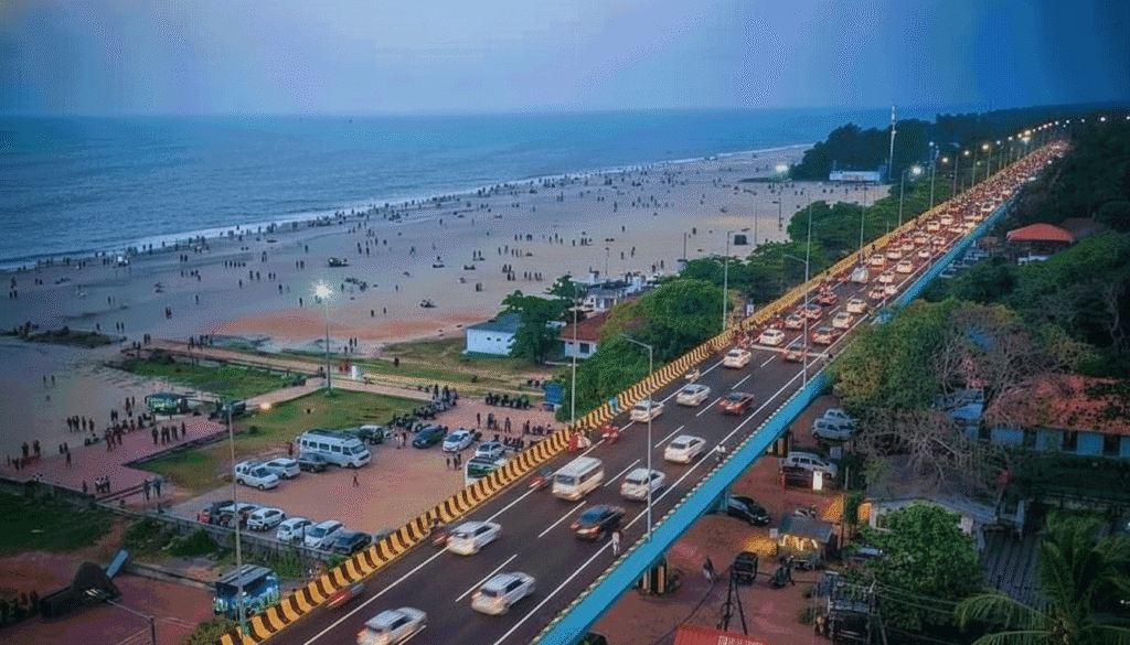 Alleppey beach road