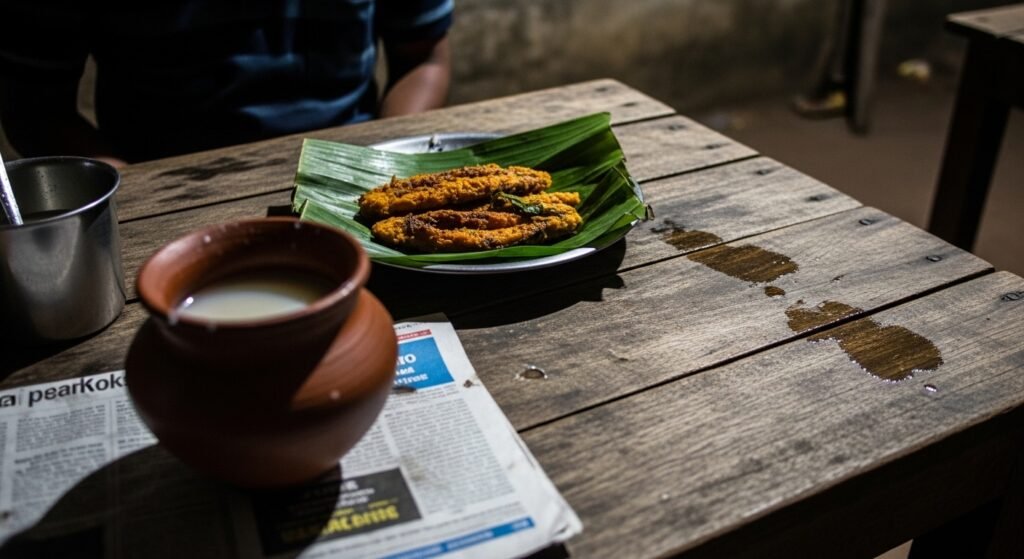 A table from a toddy shop in Alleppey
